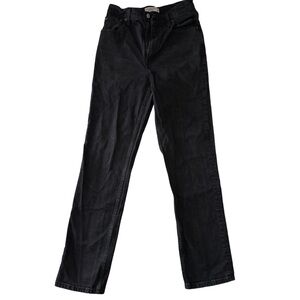 Abercrombie & Fitch 90’s Straight Leg Ultra High Rise Black Jeans